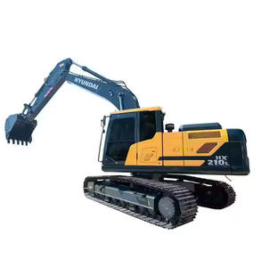 Excavadora hidráulica Hyundai HX210L de segunda mano de 21 toneladas Excavadora de nivel 4 usada Cubo de 09m3 Certificado inspeccionado - Product Image 1