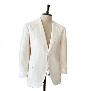 Traje de Hombre de Lujo, Exquisito, de Lana de Alpaca Scabal, Cruzado, Talla Grande, Impermeable, Transpirable, con Caída, Azul Marino, de 2 Piezas - Product Image 3