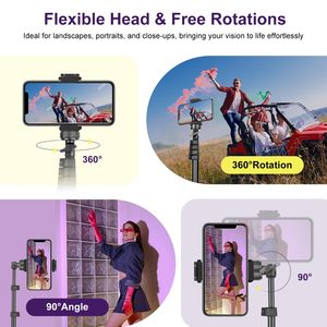 1.6m nhanh chóng thiết lập khóa chân máy đứng chất liệu sắt 62 inch Selfie Stick chân máy với điện thoại di động chủ - Product Image 5