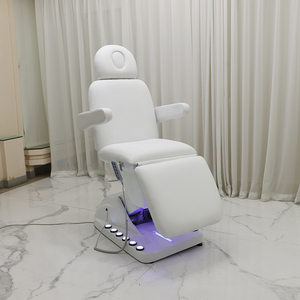 <span class=keywords><strong>Table</strong></span> <span class=keywords><strong>de</strong></span> massage électrique moderne à 3 moteurs avec commande au pied, mobilier <span class=keywords><strong>de</strong></span> salon <span class=keywords><strong>de</strong></span> haute qualité, entièrement blanche, pour soins du visage et spa - Product Image 6