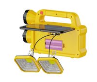 Lanterne solaire portable multifonctionnelle pour le camping avec lumière LED rechargeable par USB pour l'extérieur