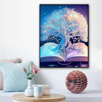 Kit de Peinture Diamant 5D DIY Arbre de Vie à Broderie Complète pour Adultes, Décoration Maison, Cadeau