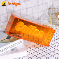 Vente en gros de caissons lumineux publicitaires en acrylique avec logo led personnalisé et personnages lumineux avec lettres led décor de caissons lumineux led