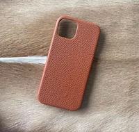 Étui de téléphone antichoc et anti-chute YUBO LEATHER en cuir PU grainé à bords huilés pour 13 14 15 16 Pro Max