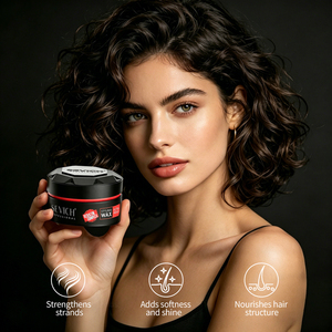 Cire coiffante mate personnalisée pour cheveux, séchage rapide, contrôle des bords, tenue forte pour hommes - Product Image 3