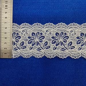 פוליאסטר לבן באיכות גבוהה 7 ס""מ סיבי חלב נטו גבול תחרה לקצץ למכירות - Product Image 5