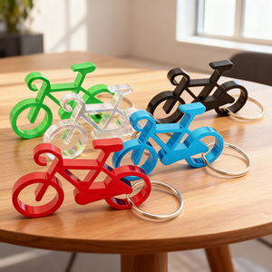 Wholesale Cheap Eco-friendly UV Printed Custom Logo Bicycle Aluminum Alloy Beer Bottle Opener Advertising Promotion <strong>Small</strong> <strong>Gift</strong> - Product Image 1