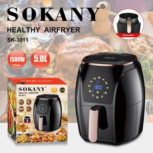 <span class=keywords><strong>Freidora</strong></span> de Aire Sokany sin <span class=keywords><strong>Aceite</strong></span>, 5.5-5L, Horno Comercial Digital, Pantalla Táctil, <span class=keywords><strong>para</strong></span> Uso Doméstico - Product Image 5