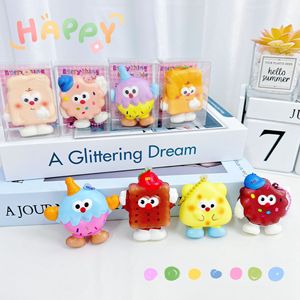 Juego de 24 Colgantes Antiestrés con Forma de Galleta, de Rebote Lento, Diseño de Dibujos Animados, Juguete Antiestrés para Niños - Product Image 4