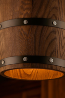 Lampe suspendue rustique en bois, style moderne américain, vintage, pour bar, cave à vin, café, luminaire décoratif