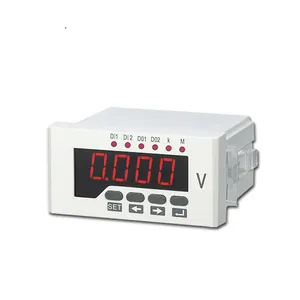 digital voltmeter Single phase LED Display AC/DC Voltage test meter lcd dc panel meter