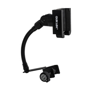 QUIK LOK SMS/001 360 Degree Smartphone Holder with 140 mm Flexible Arm 51-85 mm Width 600 G Black for <b>Musical</b> <b>Instruments</b> - Product Image 1