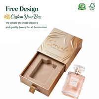 Caja de Perfume de Lujo Premium con Inserciones de Esponja para Botellas de Perfume, Set de Regalo al por Mayor, MOQ Bajo, Alta Calidad