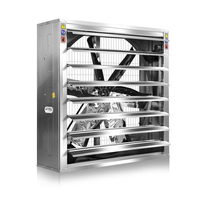 Extracteur d'air industriel de type boîte murale, taille variable 220v/380v, ventilateur d'extraction de ventilation de serre de ferme, vente en gros