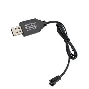 Universal 5V USB Charging Line 3.6V 4.8V 6V 7.2V 250mA For Remote Control Cars With Female SM Plug USB toy Charging Cable