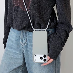 Coque de téléphone antichoc avec cordon, personnalisable avec logo, pour iPhone 17 16 15 Pro Max et <span class=keywords><strong>Samsung</strong></span> S24 S25 S26 Ultra - Product Image 2