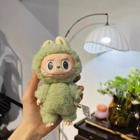 Offre spéciale pour POP MART LABUBU 100% Original excitant Macaron boîte aveugle 1PC/6PC monstre PVC et résine peluche vinyle visage boîtes mystère