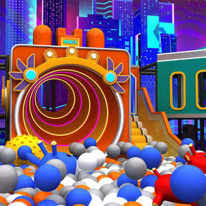 Parc d'attractions intérieur interactif pour enfants, équipement de jeu commercial personnalisé haute capacité Huaguan avec service ODM OEM - Product Image 2