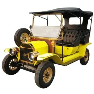 Archaize-campo de golf para 4 pasajeros, buggy eléctrico vintage