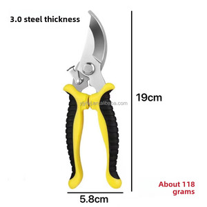 8 "sản xuất công cụ làm vườn mỏ Hình dạng cắt tỉa Shears chất lượng tốt tay pruner vườn kéo phần cứng dụng cụ cầm tay - Product Image 6