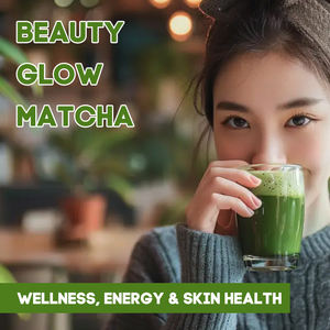 Cápsulas de Matcha Latte com Colágeno Reishi OEM, Pó de Matcha de Grau Cerimonial 5A, Apoia a Saúde da Pele, Cabelo e Unhas - Product Image 2