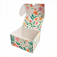 Boîtes d'emballage cadeau en carton ondulé kraft sur mesure pour chaussures et vêtements, écologiques, biodégradables, recyclables, faible MOQ, gaufrées