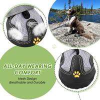 Bottes respirantes pour chien ZYZPET, chaussures rembourrées pour chien, protection des pattes, bottes en caoutchouc imperméables antidérapantes pour la marche en extérieur