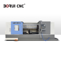 BR650D CE-zertifizierte CNC-Schrägbett-Drehmaschine mit hoher Steifigkeit, Fanuc-Steuerung und Späneförderer für die Bearbeitung schwerer Metallteile