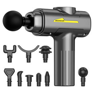 Nouveau design – Mini <span class=keywords><strong>pistolet</strong></span> de <span class=keywords><strong>massage</strong></span> filaire manuel, masseur musculaire électrique à vibration profonde avec moteur à brosse, portable pour le corps et le sport - Product Image 2