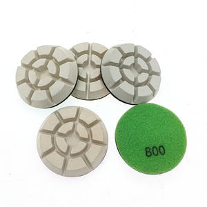 <span class=keywords><strong>3</strong></span> Zoll White Resin Diamond Concrete Polier puck Werkzeug teile - Product Image 3