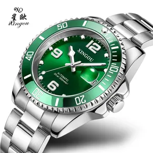 Đồng hồ tự động nam 6033 xingou thương hiệu đồng hồ đeo tay nam sang trọng đồng hồ cơ nam đơn giản bằng thép không gỉ