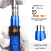 Ensemble d'outils de clé dynamométrique universelle de bougie d'allumage professionnelle de haute qualité 60 pièces 3/8 pouces entraînement 10-60 Nm