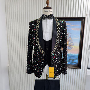 Traje <span class=keywords><strong>de</strong></span> <span class=keywords><strong>Boda</strong></span> <span class=keywords><strong>de</strong></span> Lujo <span class=keywords><strong>para</strong></span> Hombre, Conjunto <span class=keywords><strong>de</strong></span> 3 Piezas, <span class=keywords><strong>Trajes</strong></span> <span class=keywords><strong>de</strong></span> Hombre Hechos a Mano <span class=keywords><strong>de</strong></span> Estilo Vintage, Conjunto <span class=keywords><strong>de</strong></span> 3 Piezas <span class=keywords><strong>para</strong></span> <span class=keywords><strong>Novio</strong></span>, Fiesta, Esmoquin - Product Image 2