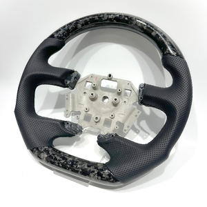 <span class=keywords><strong>Volante</strong></span> <span class=keywords><strong>Deportivo</strong></span> de Fibra de Carbono Negra Forjado a Mano Personalizado, con Cuero Negro, Apto <span class=keywords><strong>para</strong></span> <span class=keywords><strong>Ford</strong></span> <span class=keywords><strong>Falcon</strong></span> - Product Image 4
