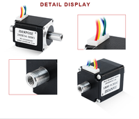 Motor Stepper Dual Axis Hanpose Nema 11 0.8a 28HK34 28HK40 28HK50 1.8 Derajat 2 Fase