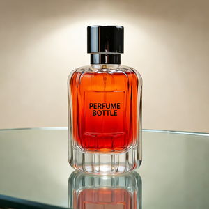 Flacon de parfum en verre de luxe vide de 100 ml, cylindrique, nouveau design, avec bouchon métallique, vente chaude - Product Image 1