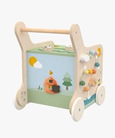 Marche-bébé en bois Tiny Love sur le thème des agriculteurs pour bébés et tout-petits de 6 mois à 3 ans, capacité de charge de 15 kg