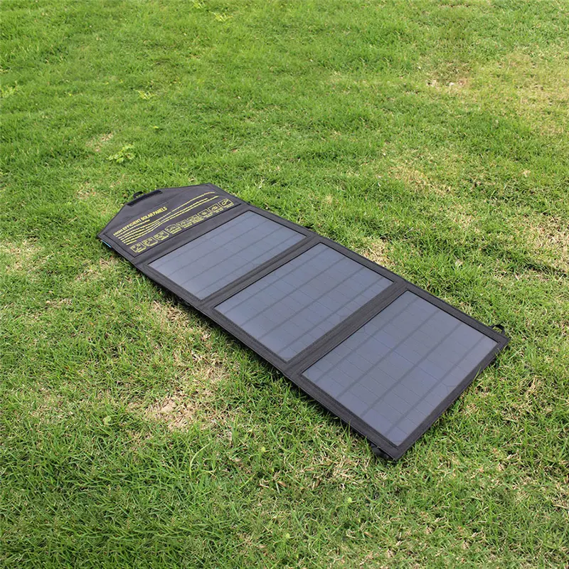 모듈 21W 28W 60W 100W 태양 전원 충전기 방수 태양 광 PV 태양광 청소기 시스템 휴대용 접이식 태양 전지 패널