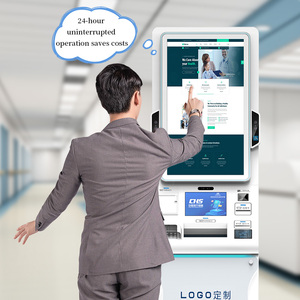 Quiosco lector de código QR kiosco de pago tableta <span class=keywords><strong>Apple</strong></span> <span class=keywords><strong>pay</strong></span> aceptador de facturas pantalla táctil quiosco de chequeo de salud de depósito en efectivo - Product Image 2