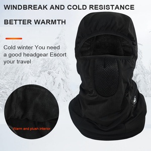 Passamontagna Invernale Personalizzato, Traspirante, in Pile, Antivento, Copertura Integrale per Moto e Sci, <span class=keywords><strong>Maschera</strong></span> Riscaldata - Product Image 3
