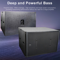 Haut-parleur professionnel à double aimant de 18 pouces, 1200W, 2400W, 7800W, avec grand subwoofer amplifié pour extérieur, haut-parleurs de basses de 18 pouces