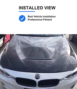 Cofano in Fibra di Carbonio con Presa d'Aria per BMW Serie 3 F30 2013-2019, Stile GTS, Cofano Anteriore F30 GTS - Product Image 2