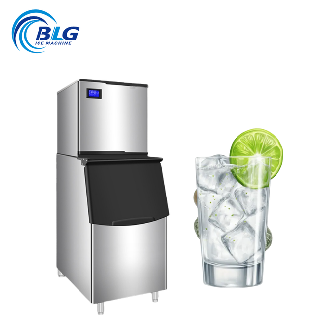 BLG Commercial Factory Wholesale Price, Best-selling Ice Makers 150-500KG, Suitable for Milk Tea Shops/hotels, 3-year Warranty