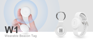 Dispositivo IoT Impermeable IP67 para Pulsera con Protocolo IBeacon/Eddystone/KSensor para Seguridad de Personas Mayores en Interiores, Fabricante - Product Image 3