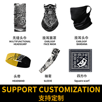 Manchon de bras unisexe en polyester et élasthanne avec motif imprimé en 3D et logo personnalisé, protection solaire