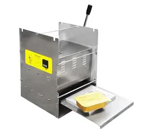 Hot selling semi-automatic small manual aluminum foil film paper heat sealing machine for disposable aluminum foil containers