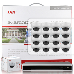 Système de caméra réseau à dôme fixe 16 canaux 1U 16 PoE DS-<span class=keywords><strong>7616NI</strong></span>-<span class=keywords><strong>K2</strong></span>-<span class=keywords><strong>16P</strong></span> 4K NVR 4 MP AcuSense avec micro intégré - Product Image 5