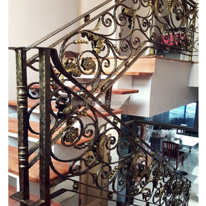 بسيطة الدرابزين الحديد المطاوع/داخلي مشغول دابزين سلالم حديدي تصميم/درابزين الدرج - Product Image 5