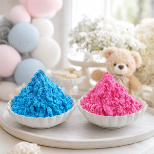 ผงสีสำหรับงานเฉลยเพศเด็ก 1 กก./ถุง สีฟ้าสดใสหรือสีชมพูแบบพลุ - Product Image 6