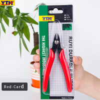 Yth 170 mini alicate diagonal, cortadores de corte de laterais, alicate de pressão nipper anti-derrapante